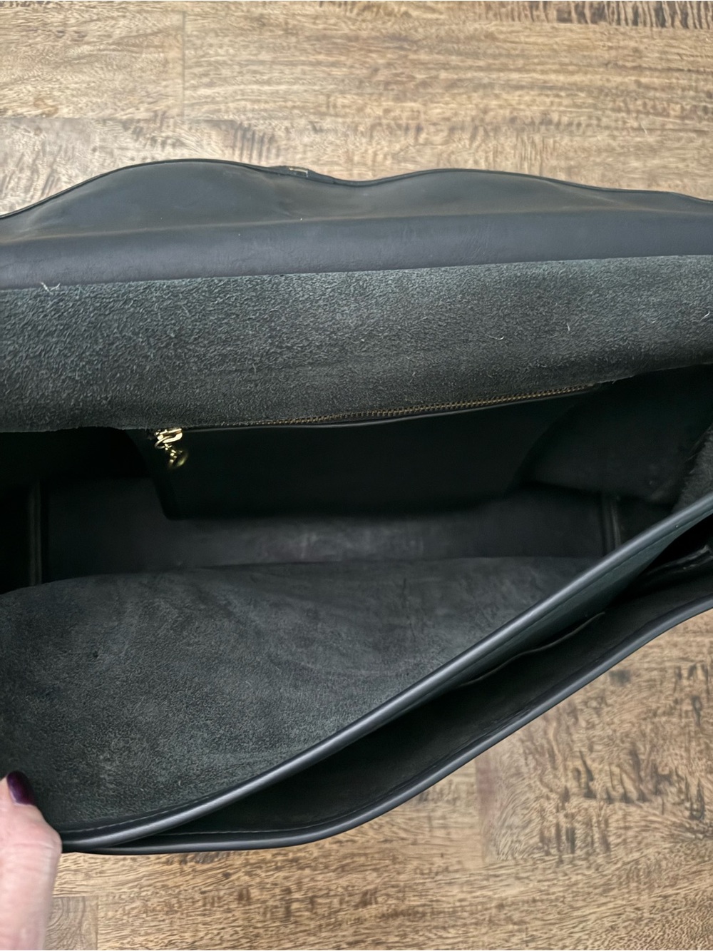 Vintage Coach Black Leather Top Handle Briefcase - Picture 5 of 13